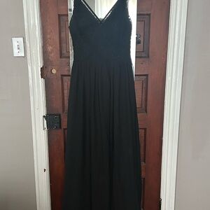Black Azazie Shanna Bridesmaid Dress
